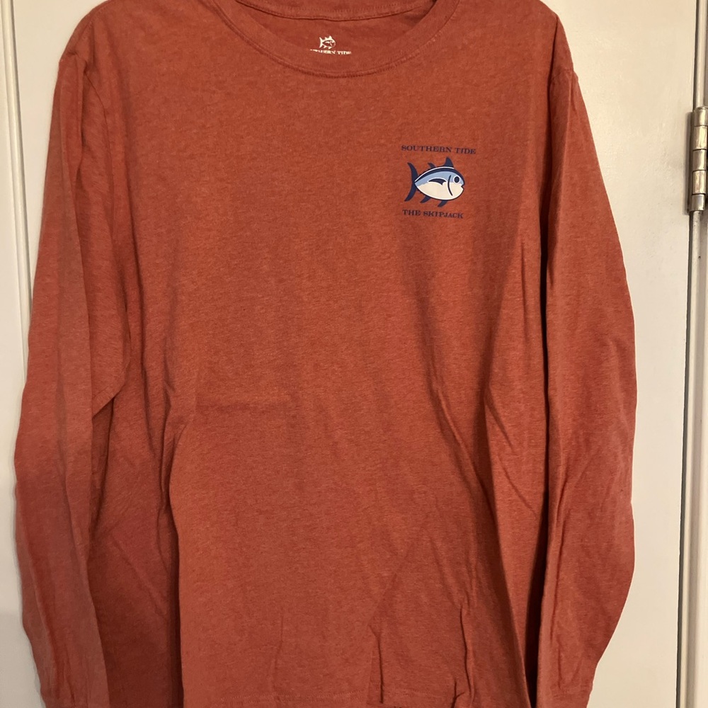 Southern Tide Rust Long Sleeve Tee